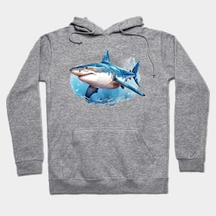 Blue Shark Hoodie